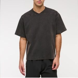 YPB Men’s Active Heavyweight Cotton Jersey Tee Washed Black Size Small